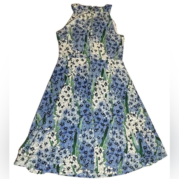 Tommy Hilfiger Sleeveless Floral Fit & Flare Midi Dress Size 6 EUC - Picture 7 of 14